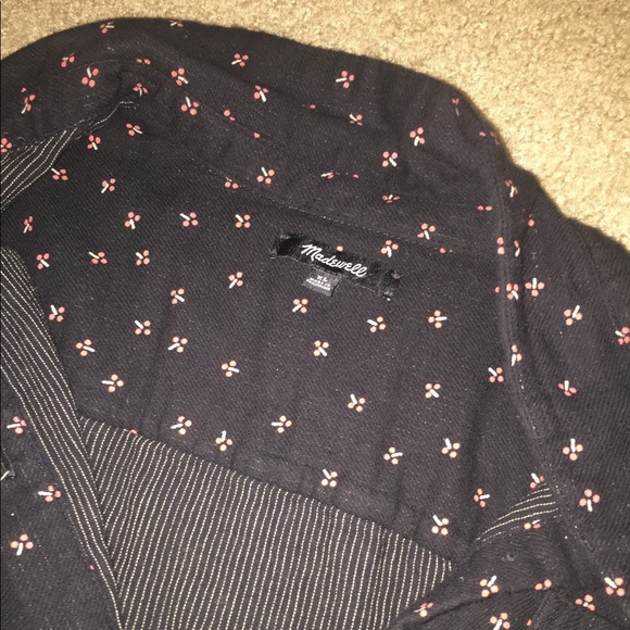 NWOT Madewell long sleeve button up (XL) - Picture 2 of 2